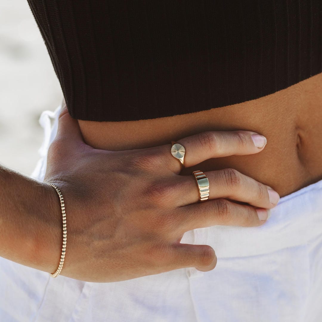Bague Cercle du Soleil en Or ou en Argent
