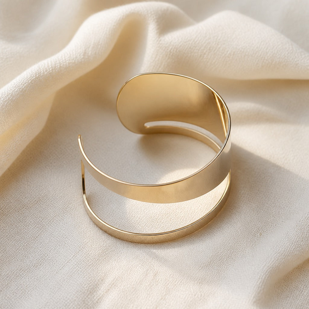 Bracelet en cuivre doré