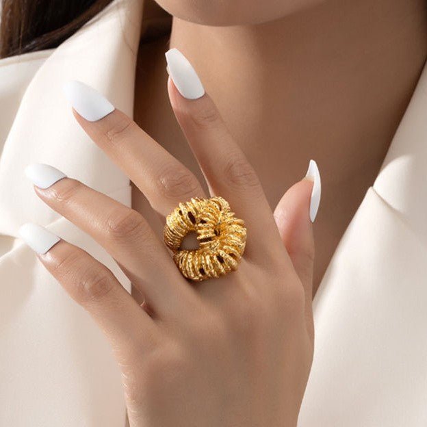 Bague Classique Muse Dorée