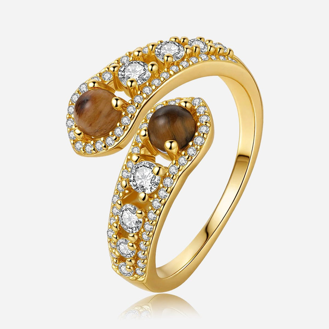 Bague Ouverte Orbit Doré