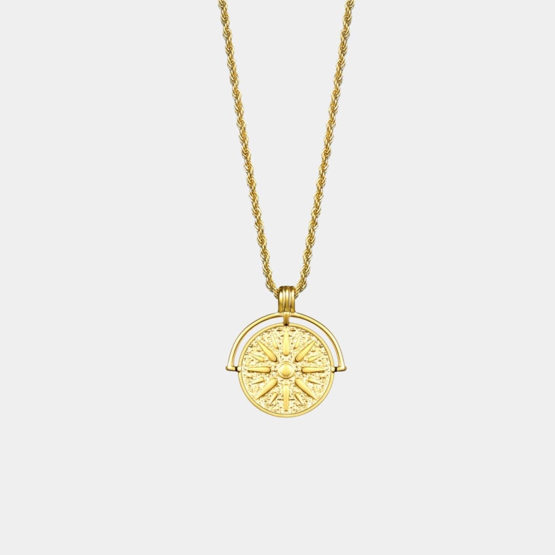 Collier Pendentif Soleil en Argent ou en Or