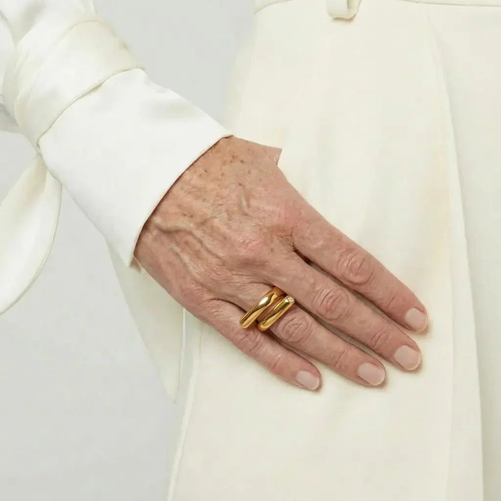 Bague Ajustable en Acier Inoxydable Gossamer