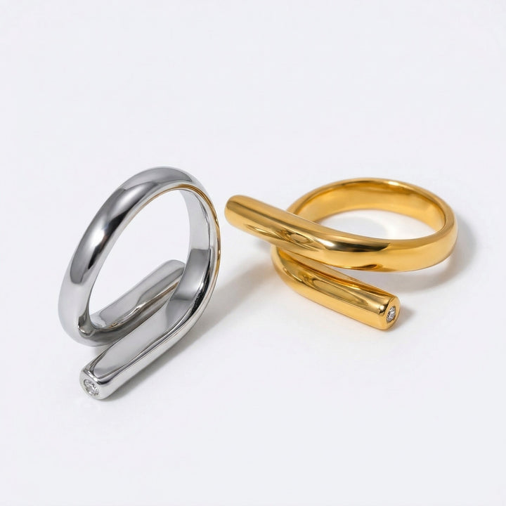 Bague Ajustable en Acier Inoxydable Gossamer
