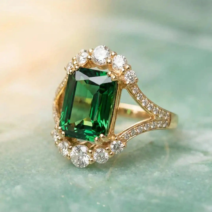 Bague Éclatante Déclaration Lumineuse