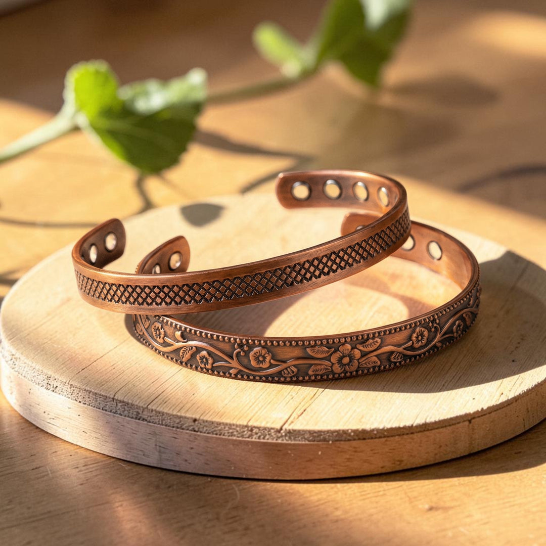 Ensemble de bracelets en cuivre Ella