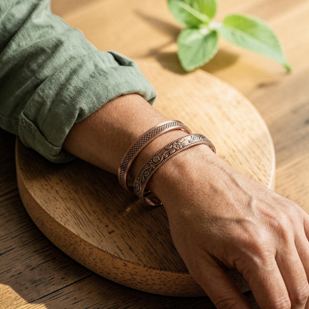 Ensemble de bracelets en cuivre Ella