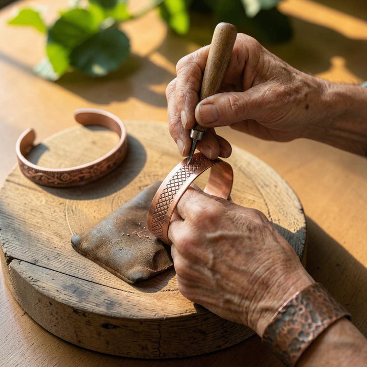 Ensemble de bracelets en cuivre Ella