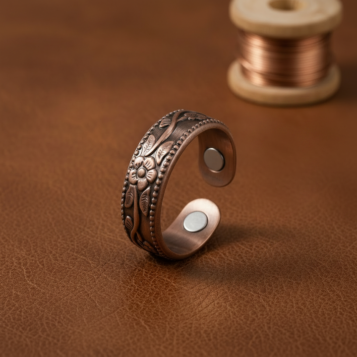Bague en cuivre Calyx