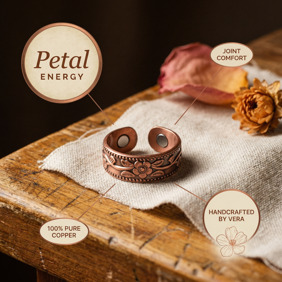 Bague en cuivre Soul Petal