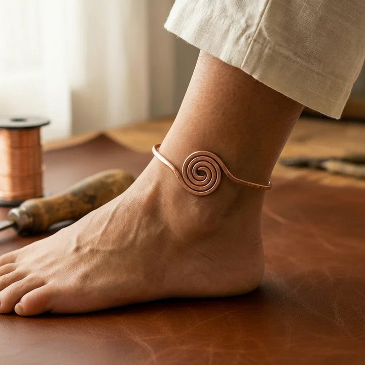 Bracelet de cheville en cuivre Prestige