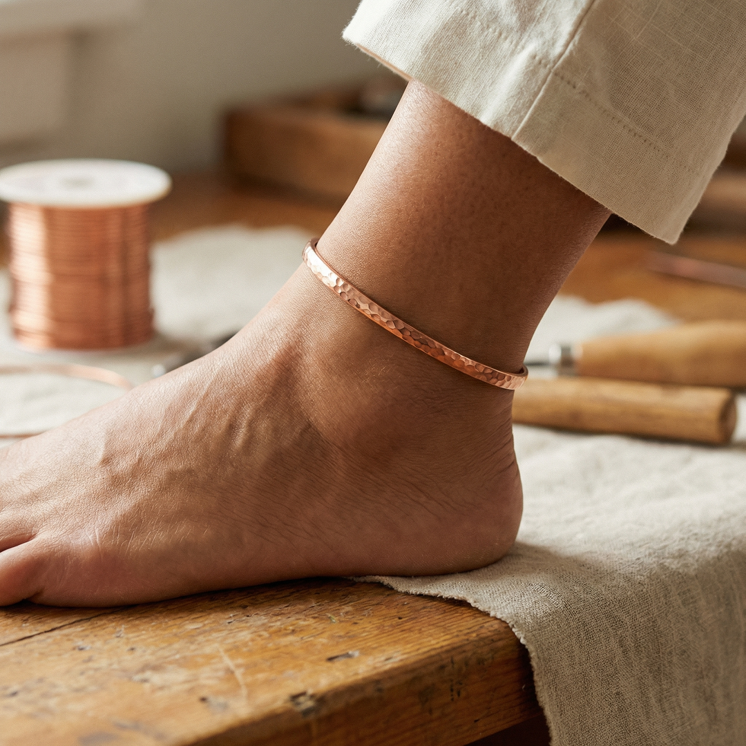 Bracelet de cheville en cuivre Soul Sand