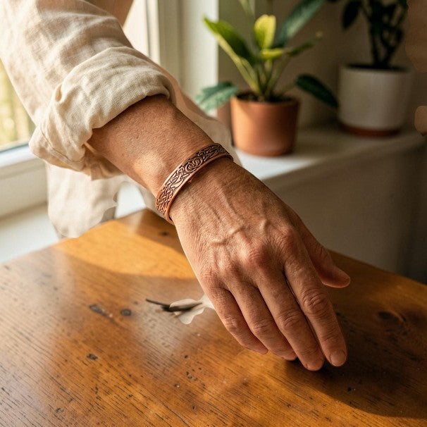 Bracelet en cuivre Ella Mousse