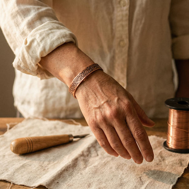 Bracelet en cuivre Moss Copper
