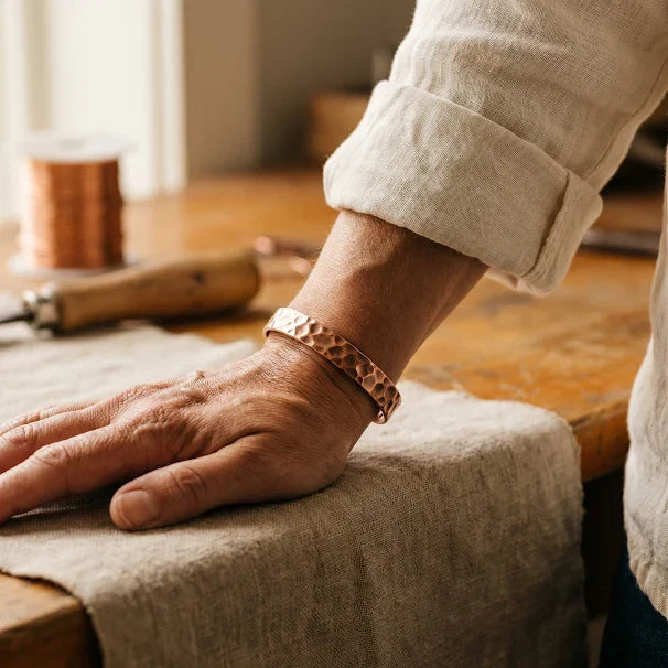 Bracelet en cuivre Heritage Furrow