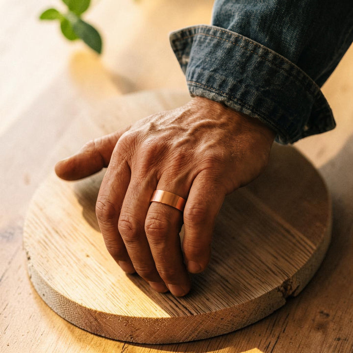 Bague en cuivre soudé Ella
