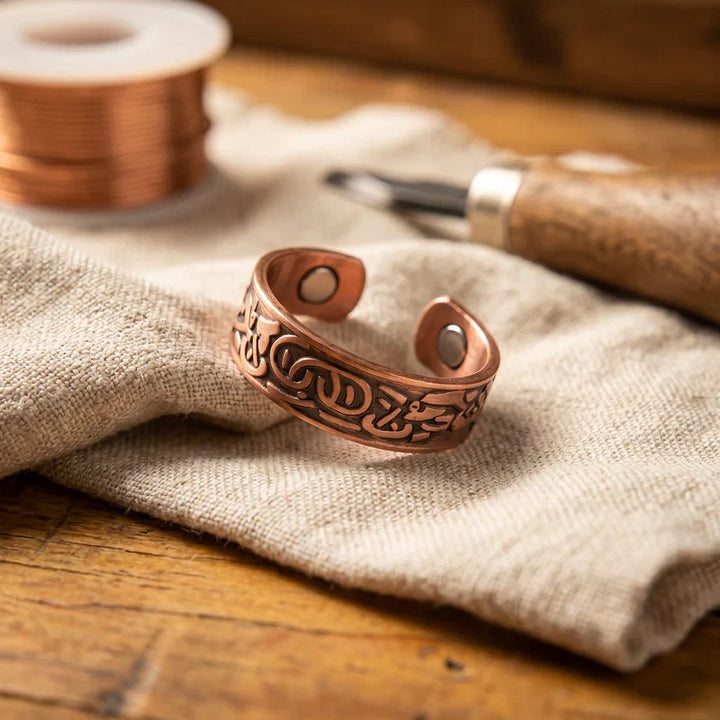 Bague Infini en Cuivre Burr
