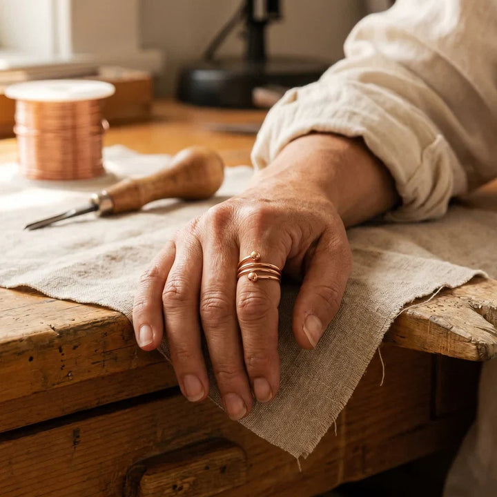 Bague Horizon en cuivre