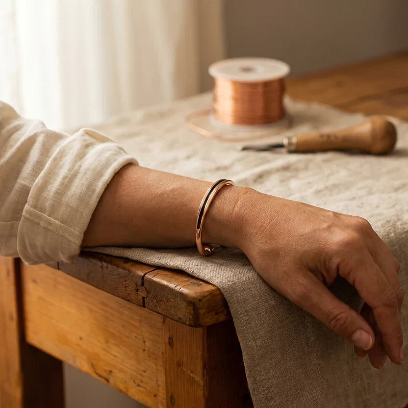 Bracelet en cuivre Veine Éternelle