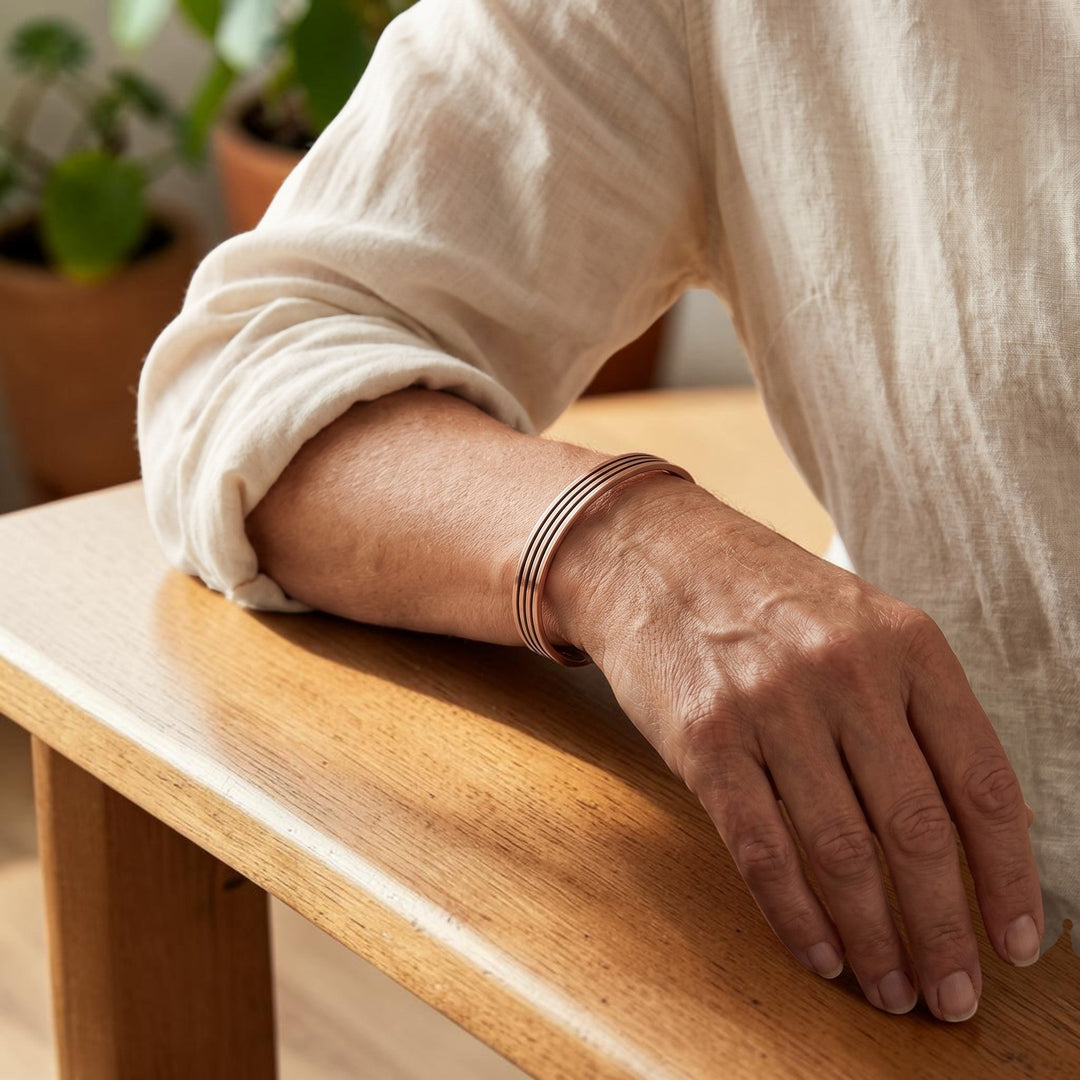 Bracelet en cuivre de sauge Ella