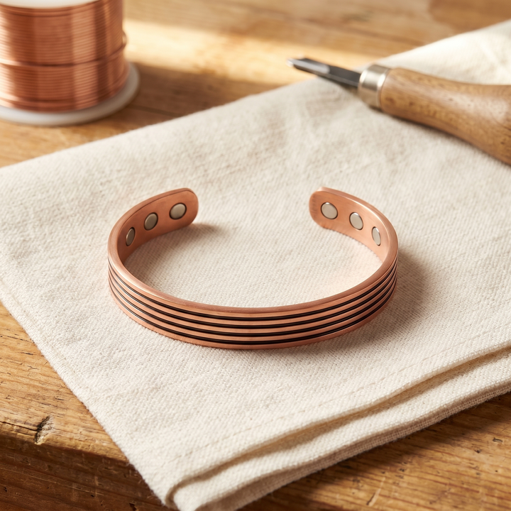 Bracelet en cuivre de sage d&