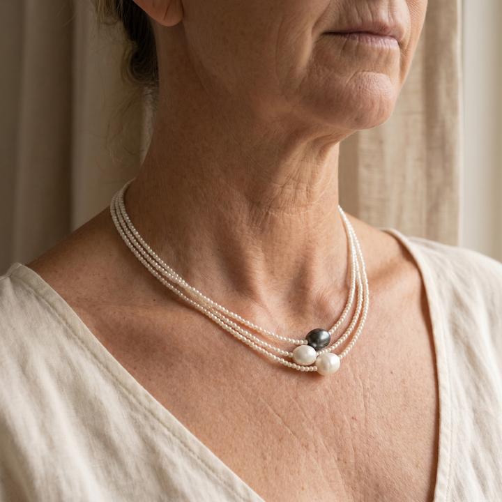 Collier Vintage en Perles d&