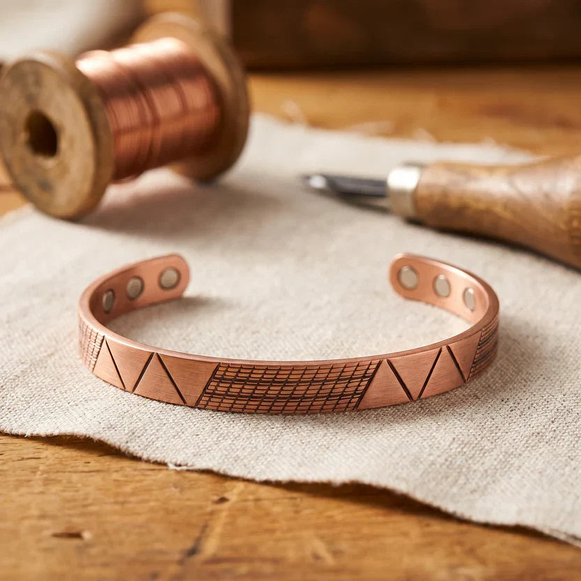 Bracelet en cuivre Crest Radiance
