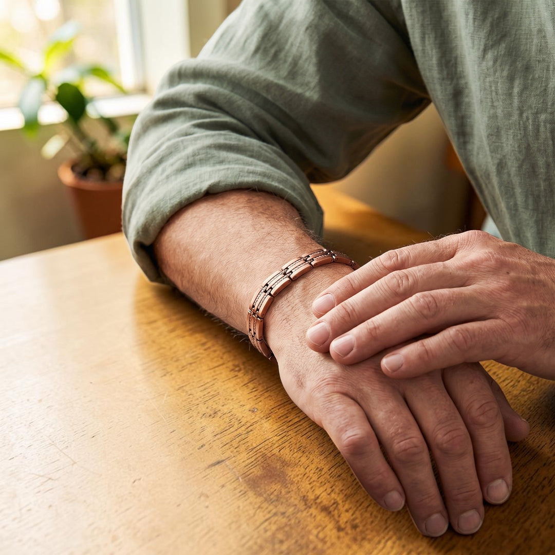 Bracelet en cuivre pour homme Ella&