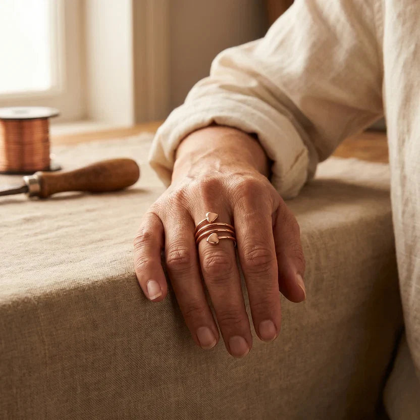 Bague Déclaration en Cuivre