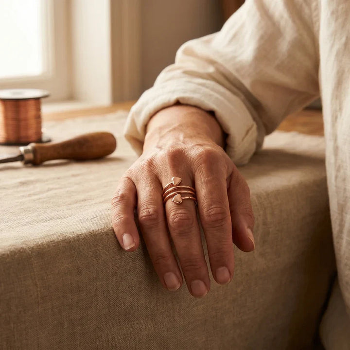 Bague Déclaration en Cuivre