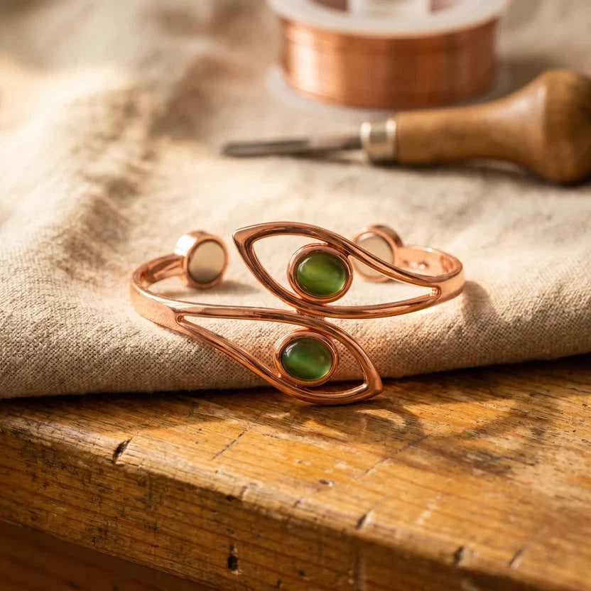 Bracelet en cuivre Opale Sérénité