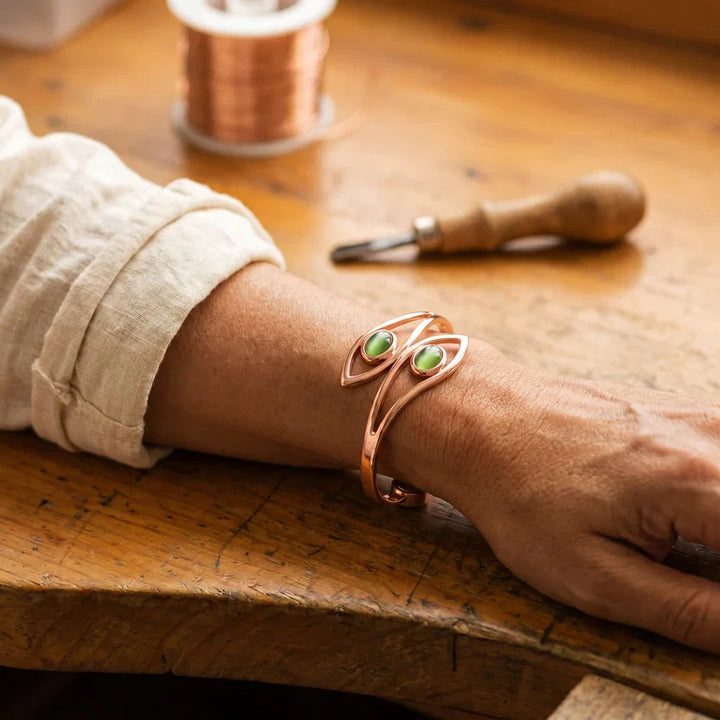 Bracelet en cuivre Opale Sérénité