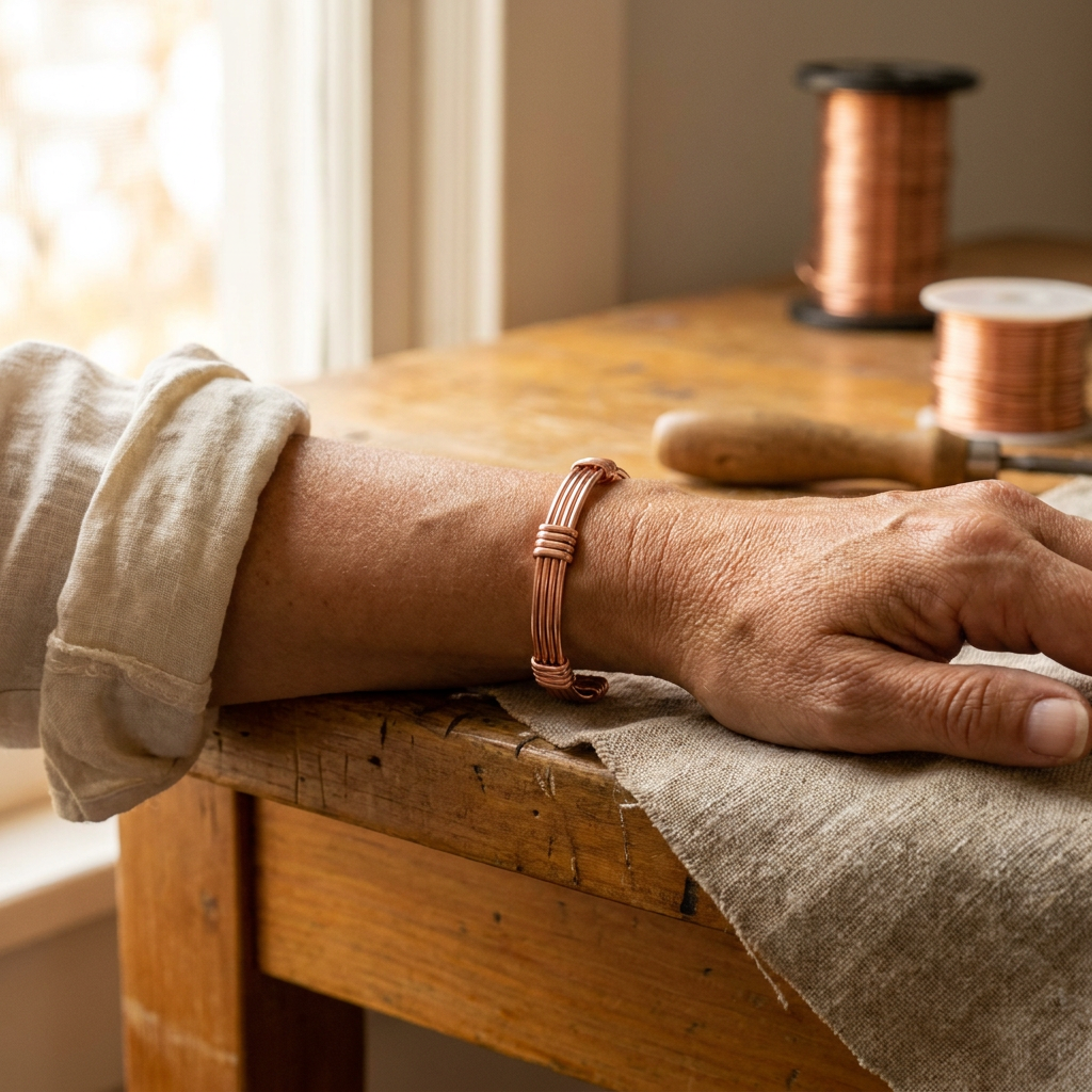 Bracelet en cuivre Sere