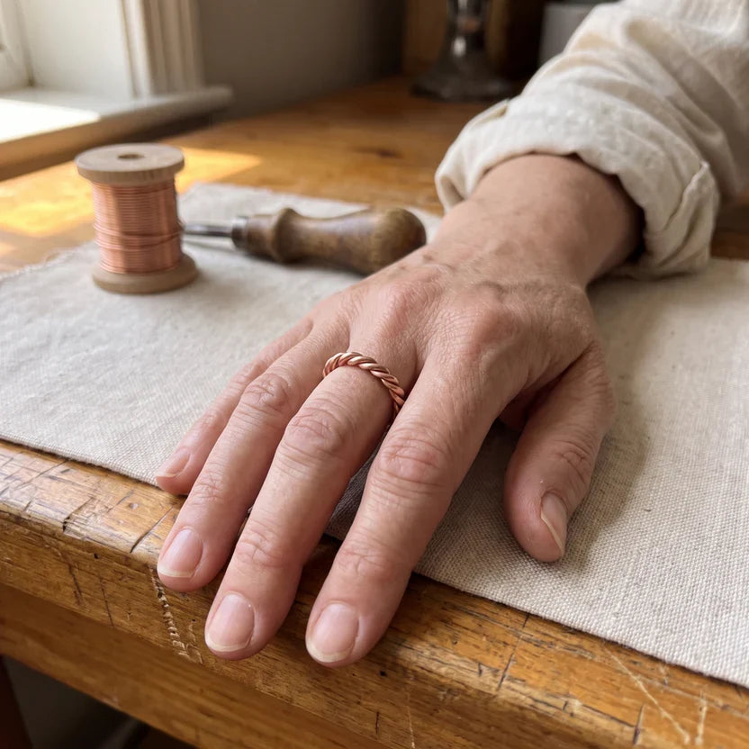 Bague Tensorielle en Cuivre