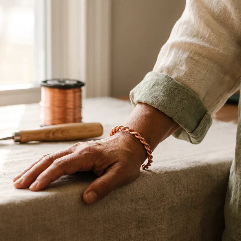 Bracelet Voyage en Cuivre Tensor
