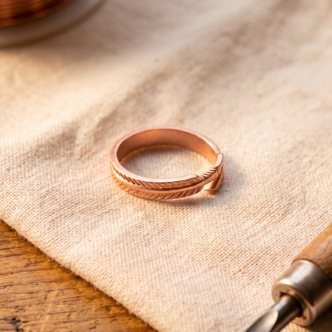 Bague en cuivre Soul Root