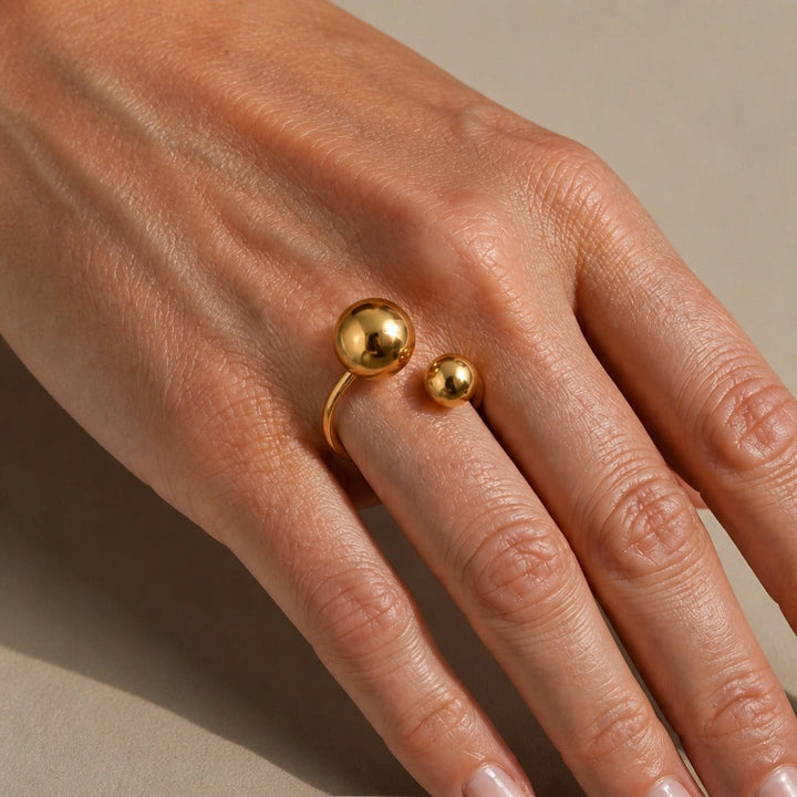Bague Sphère Dorée Camille