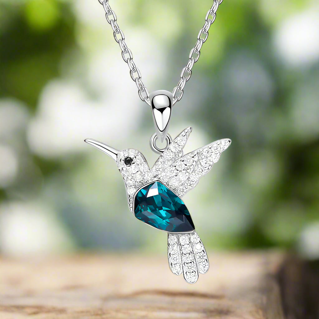 Collier Hummingbird Sparkle en Zirconia