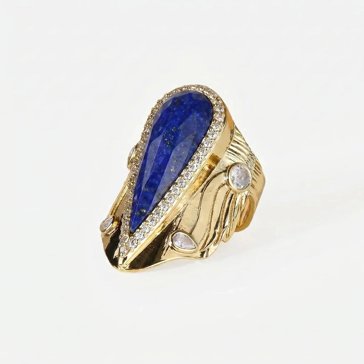 Bague Halo en Goutte Iconique