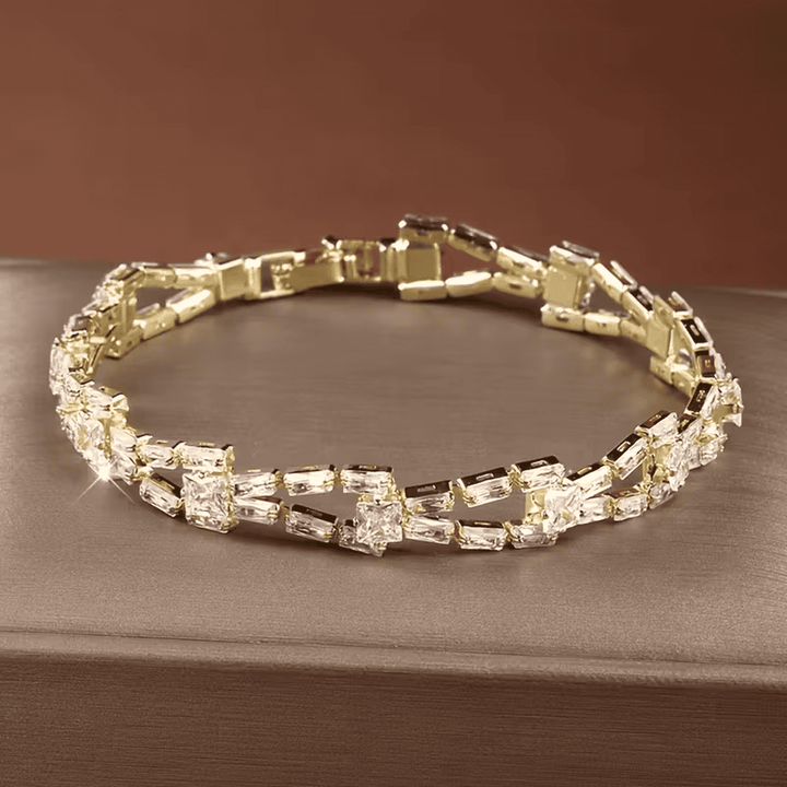 Bracelet Émeraude Baguette Royale