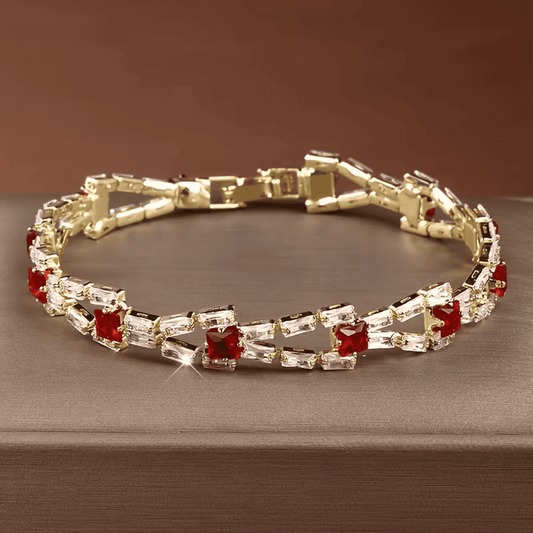 Bracelet Émeraude Baguette Royale