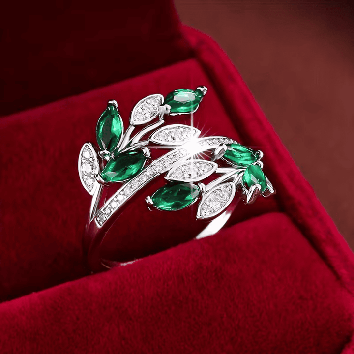 Bague Émeraude Jardin d&