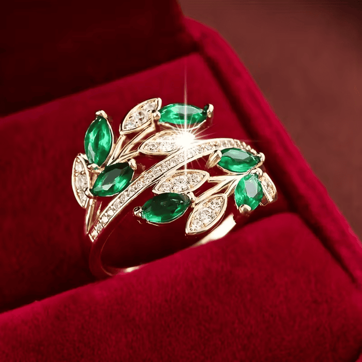 Bague Émeraude Jardin d&