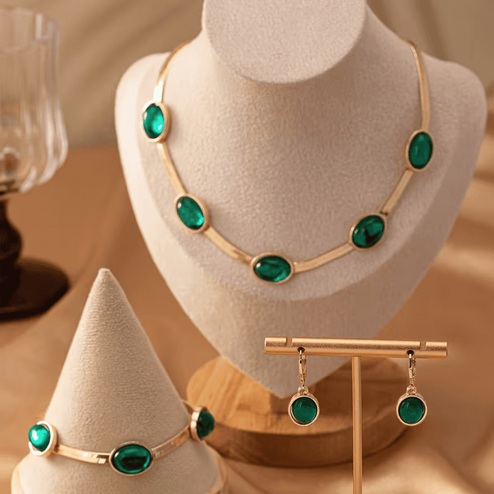 Ensemble de Bijoux Grâce Verdoyante