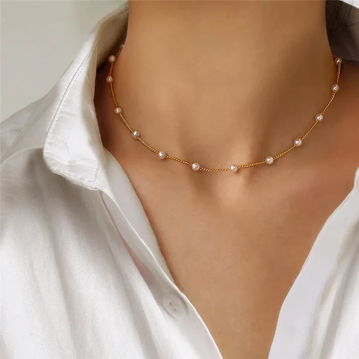 Collier Élégant en Perles Fines
