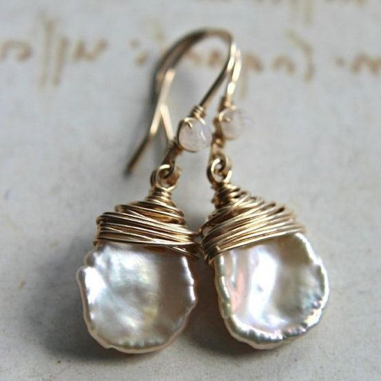 Bernice Vintage Baroque Pearl Drop Earrings