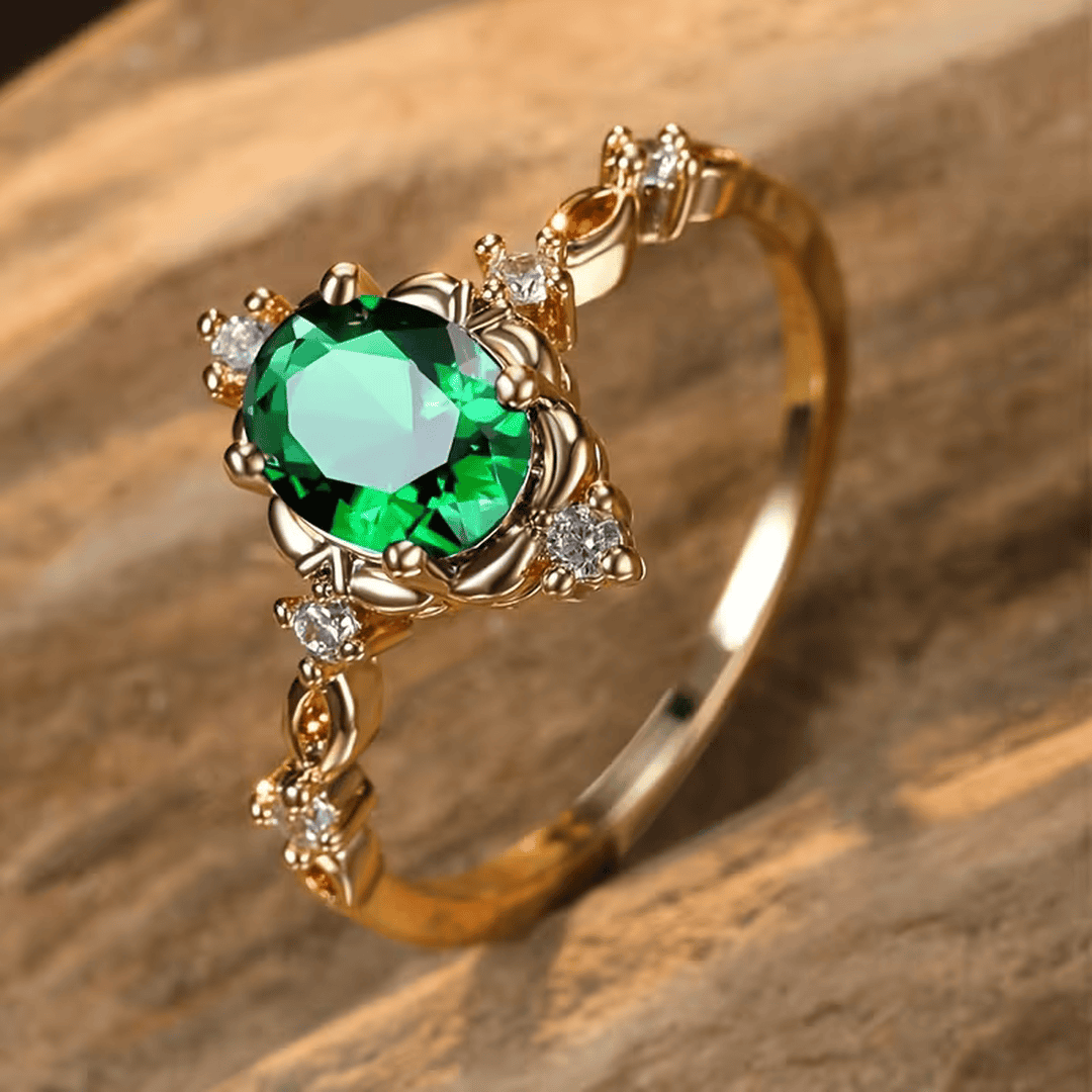 Bague en Gemme Pétale Enchantée