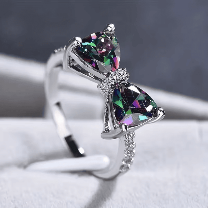 Bague en cristal émeraude