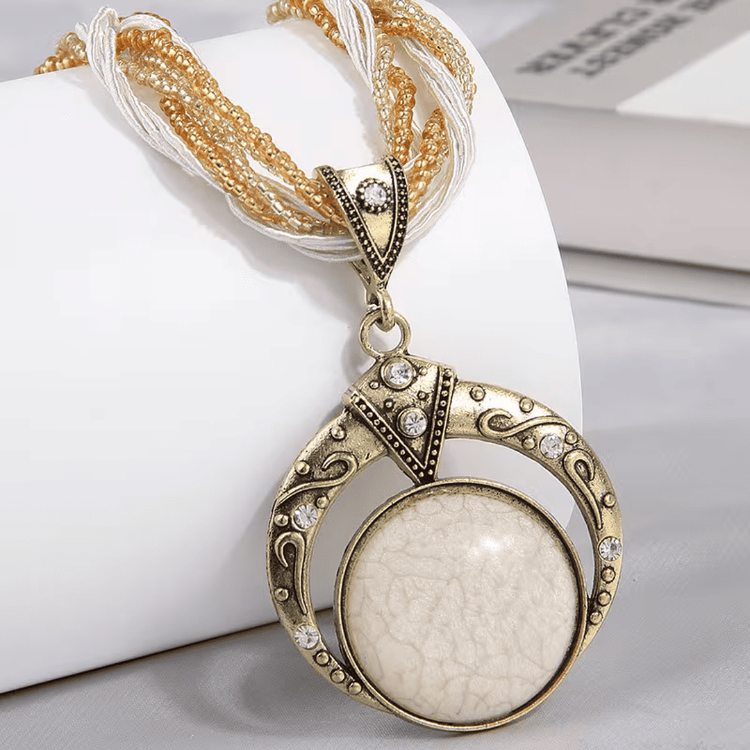 Collier en Pierre de Lune Bohème