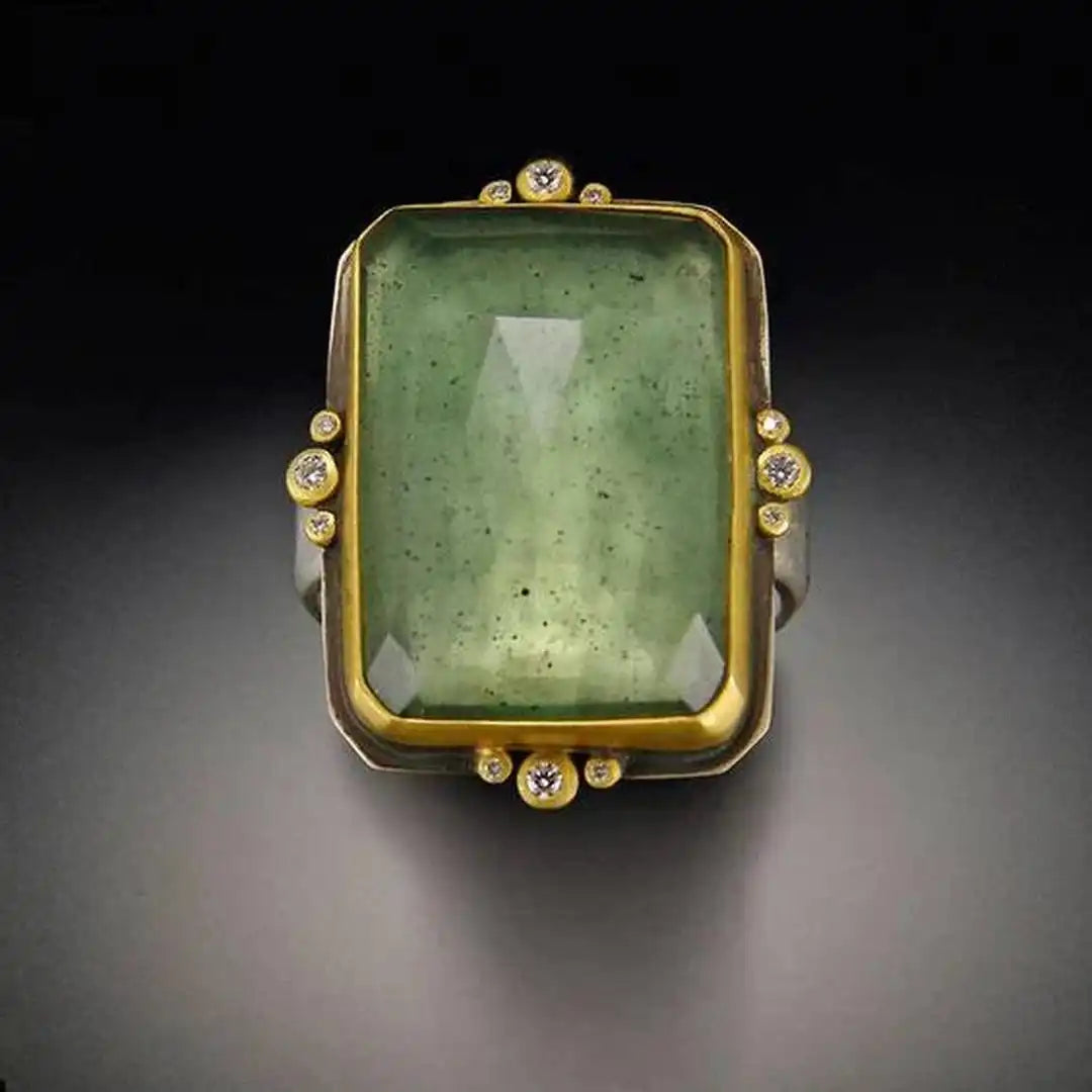 Bague Vintage en Or Vert