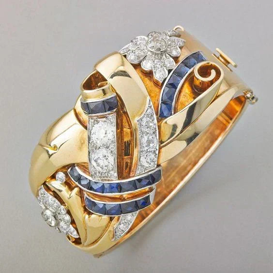 Bague en zirconium doré